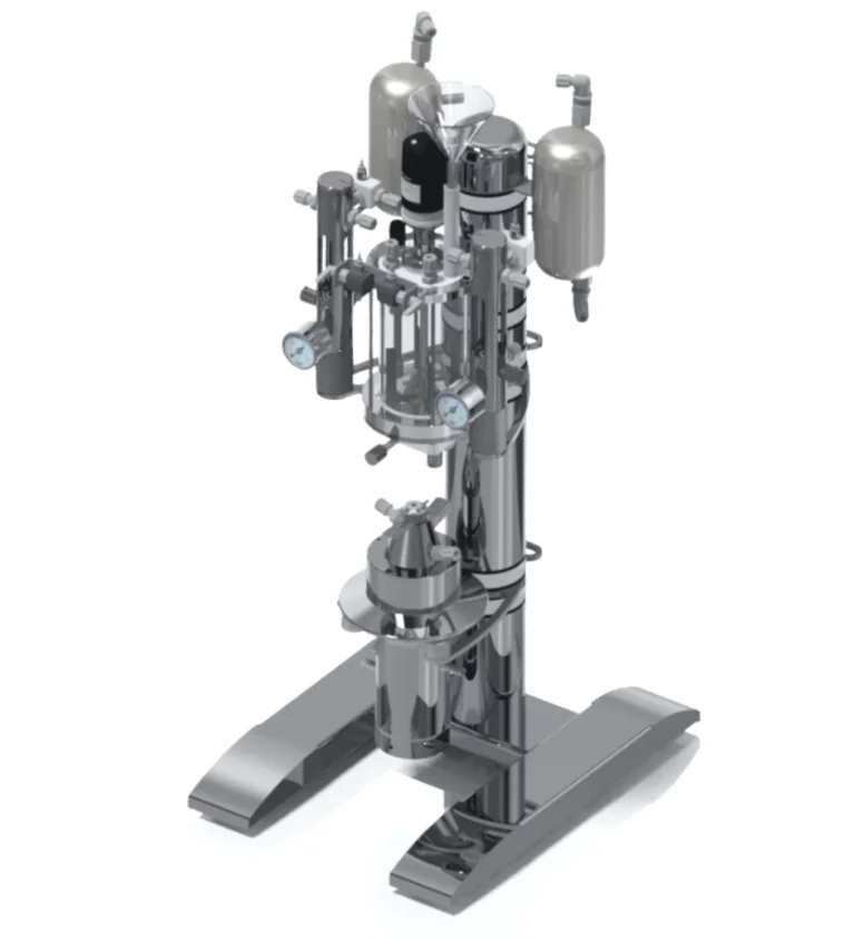 MEAB AKUFVE-120 centrifuge system for real-time liquid-liquid phase distribution analysis